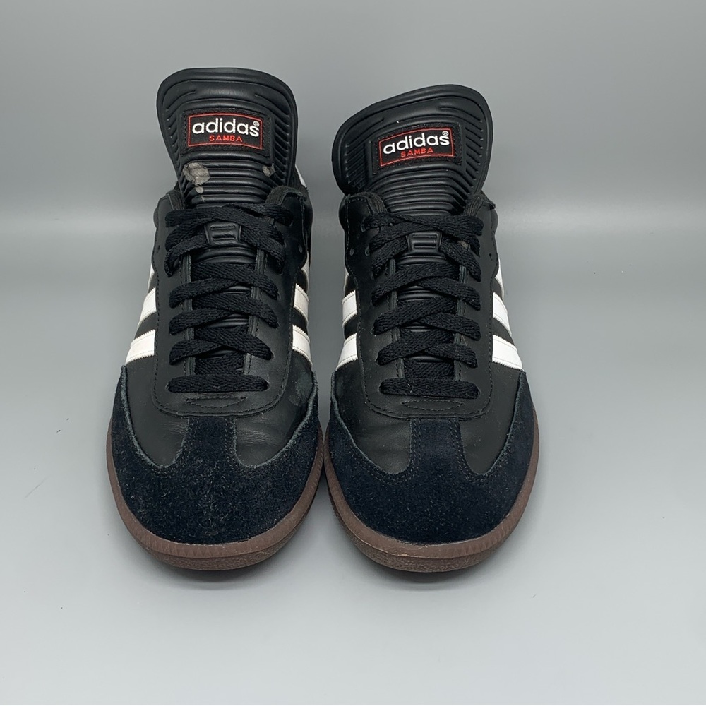 Adidas Samba Classic Black/White Indoor Soccer Shoes 034563 Men’s Sz 9 - Picture 2 of 11